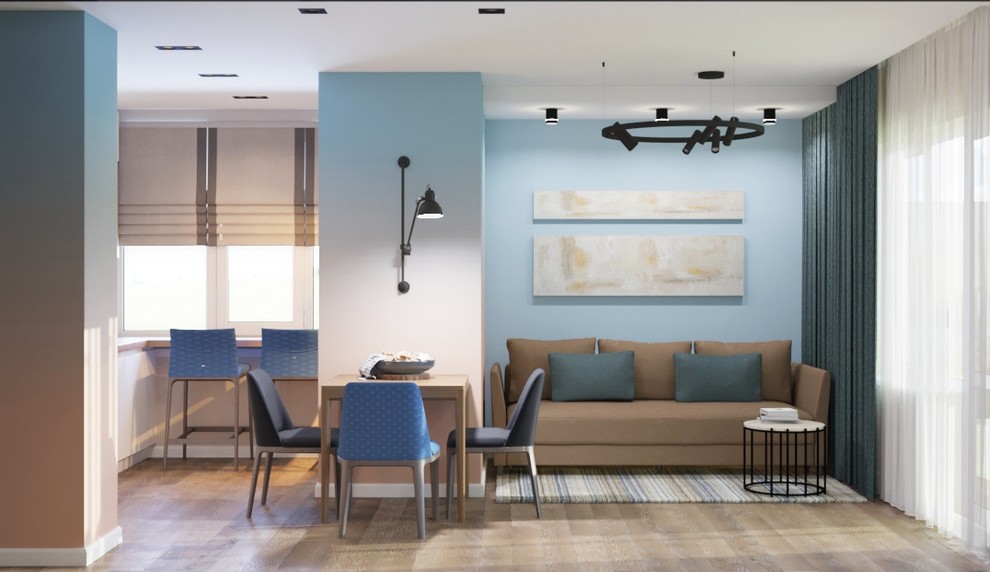 Дизайн проект 2к кв. 55м2 в ЖК Мечта для молодого человека