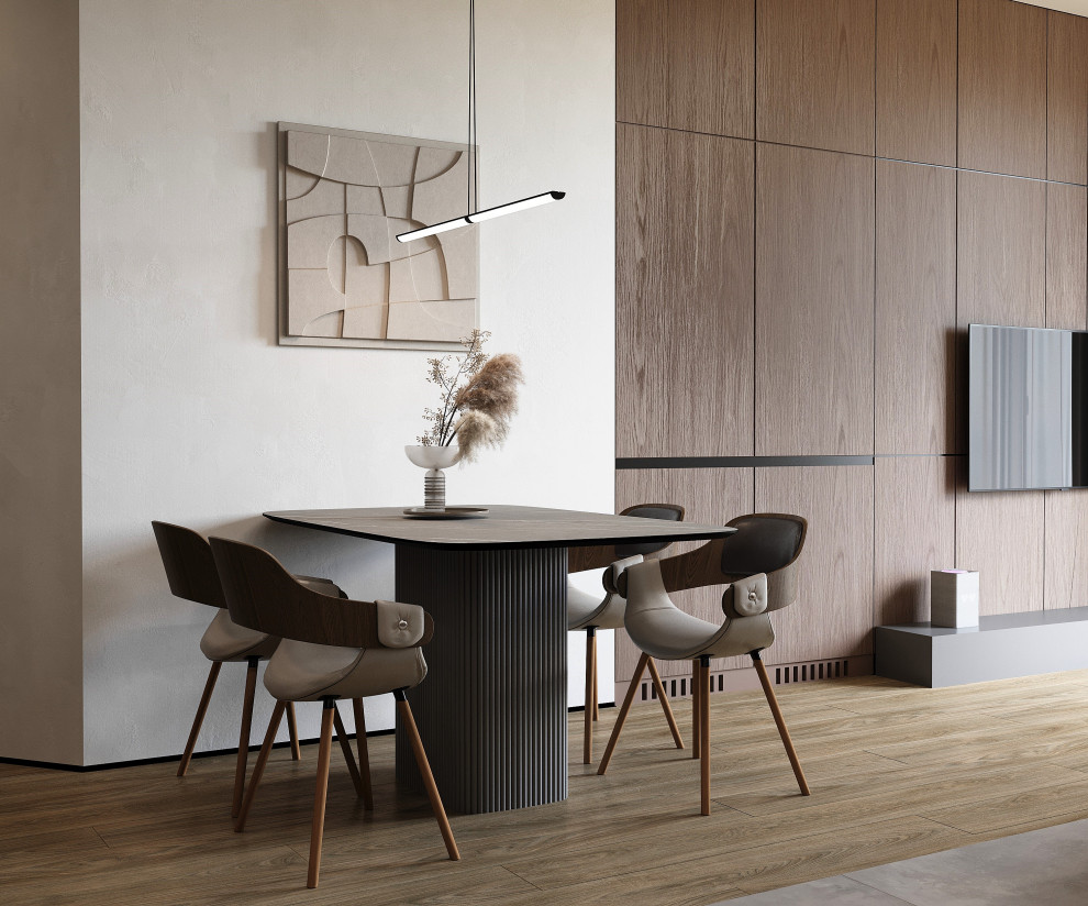 Евродвушка в жк Ilove 78м2 минимализм с элементами ваби-саби