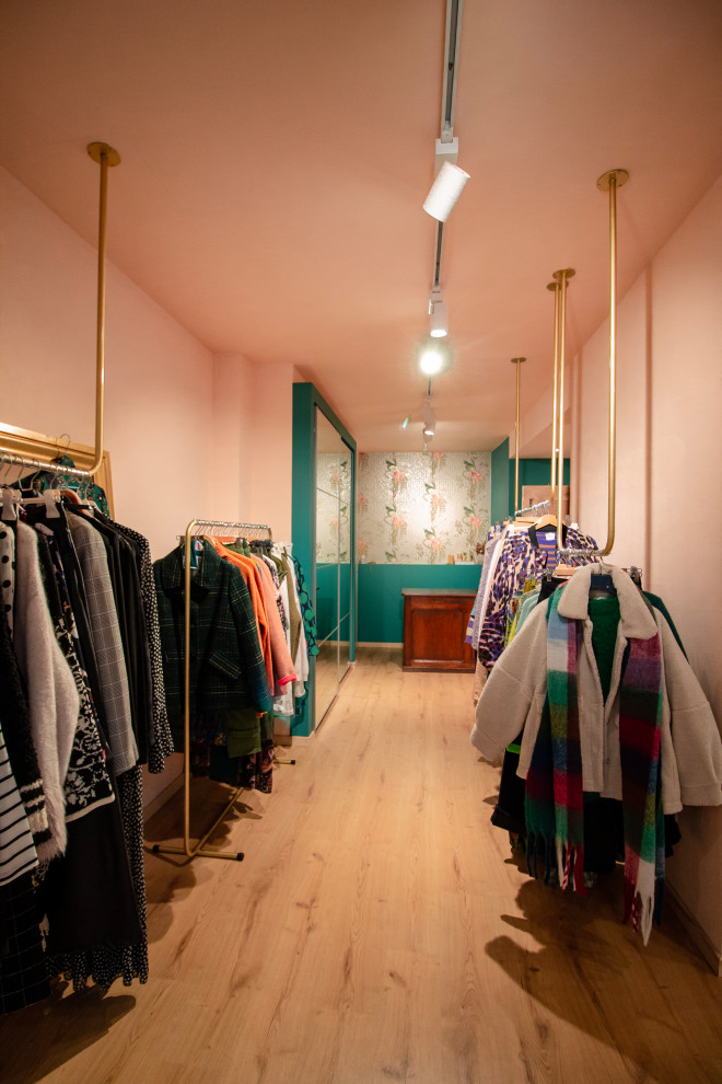 Design ideas for an eclectic storage and wardrobe in Turin.