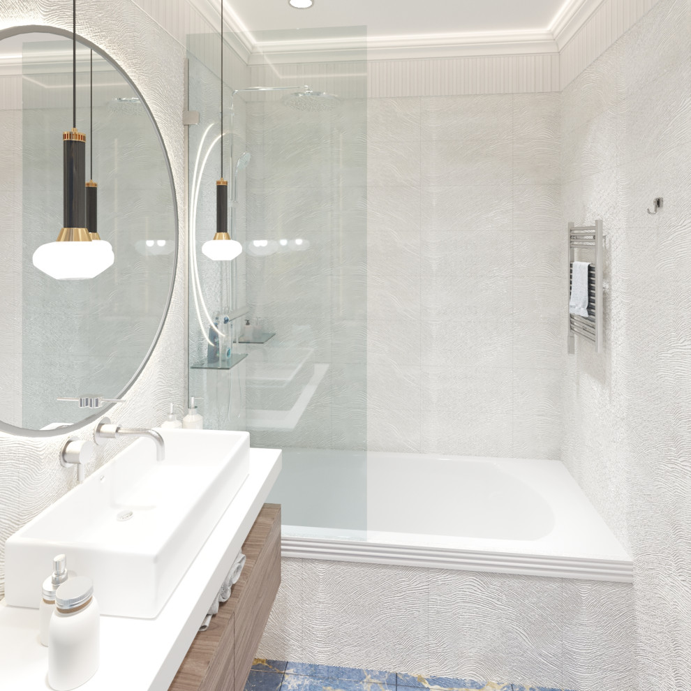 легкая неоклассика в голубом