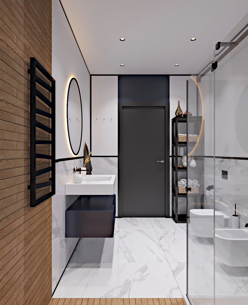 Ванная комната на 2 этаже. Дом в мкр. Удачный