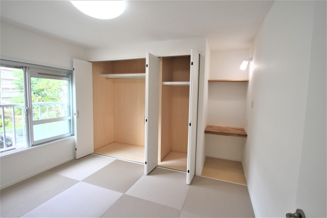 団地カントリーデザインリノベーション japanisch-schlafzimmer