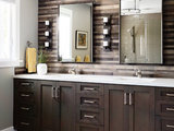 Transitional Bathroom by Kristina Wolf Design