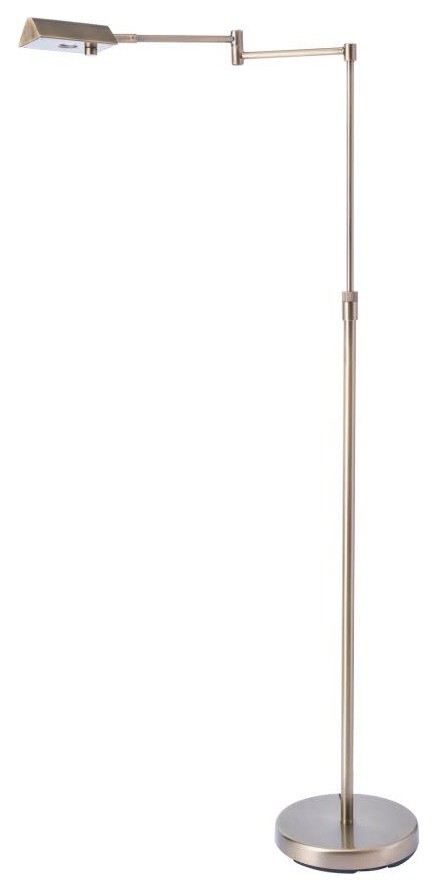 Lite Source LS-960LED Pharma Collection 54" Tall Integrated LED - Antique Brass