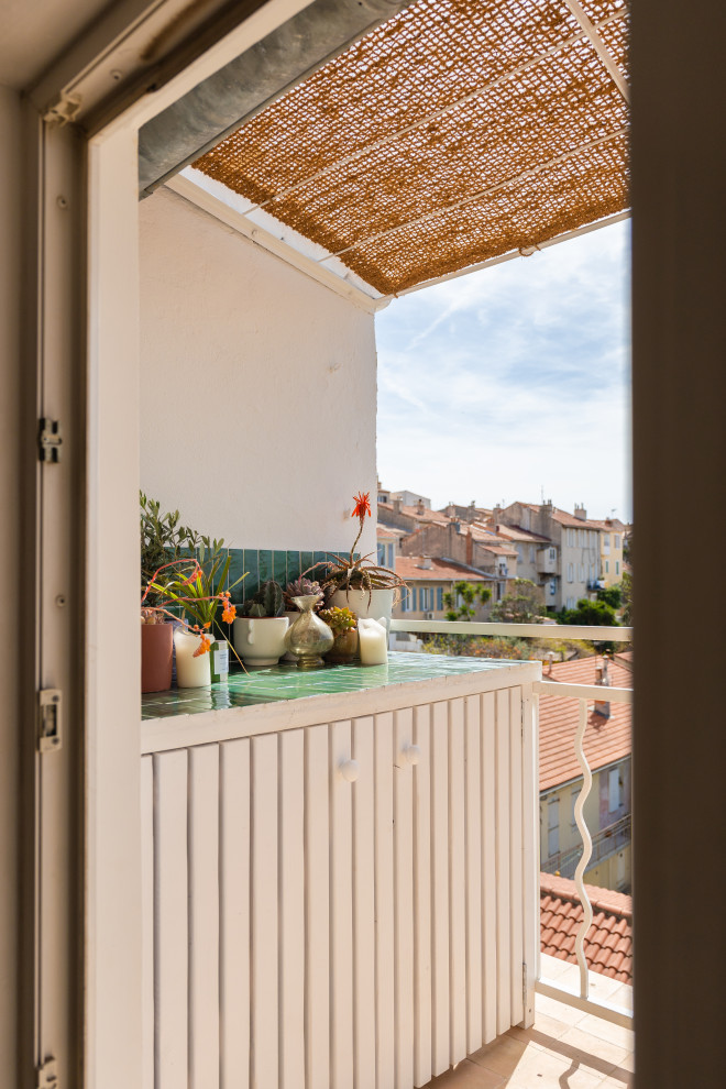 Идея дизайна: балкон и лоджия в средиземноморском стиле