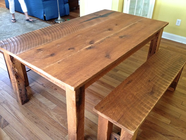 Reclaimed Oak Harvest Table