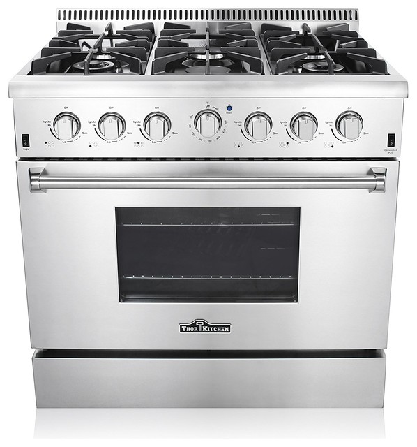 Thor ProfessionalStyle Gas Range Contemporary Gas Ranges And