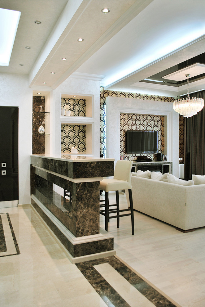 Классический интерьер в ЖК "Королевский парк"