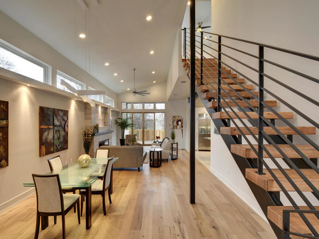 Austin contemporain-escalier