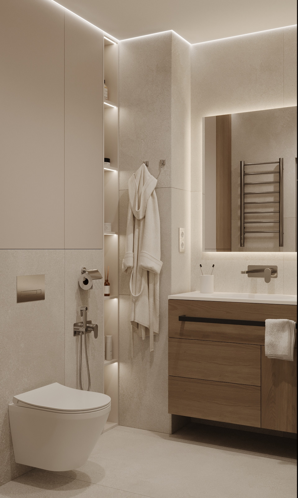 Эскизный проект интерьерной квартиры в Москве