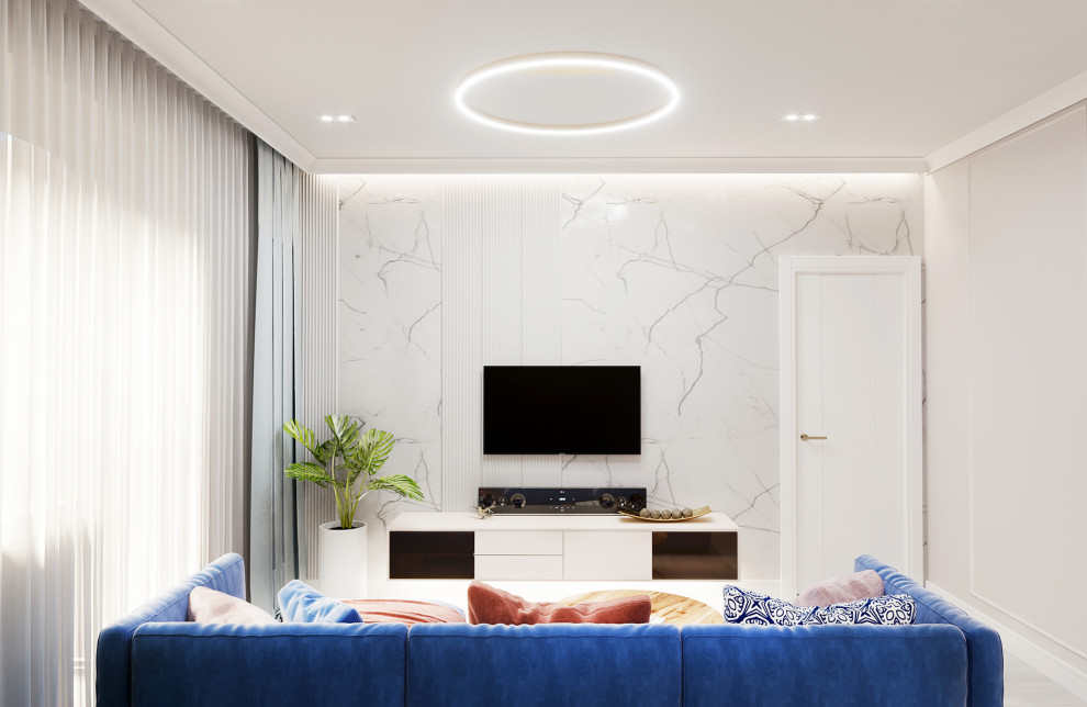 Квартира на Транспортной Кухня-гостиная