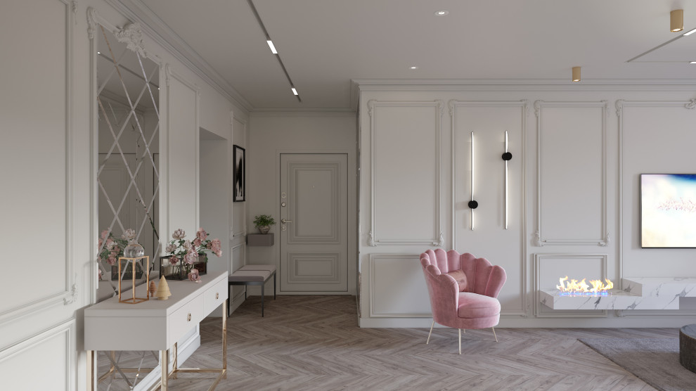 Interior design of a 3-room apartment Zaporozhye