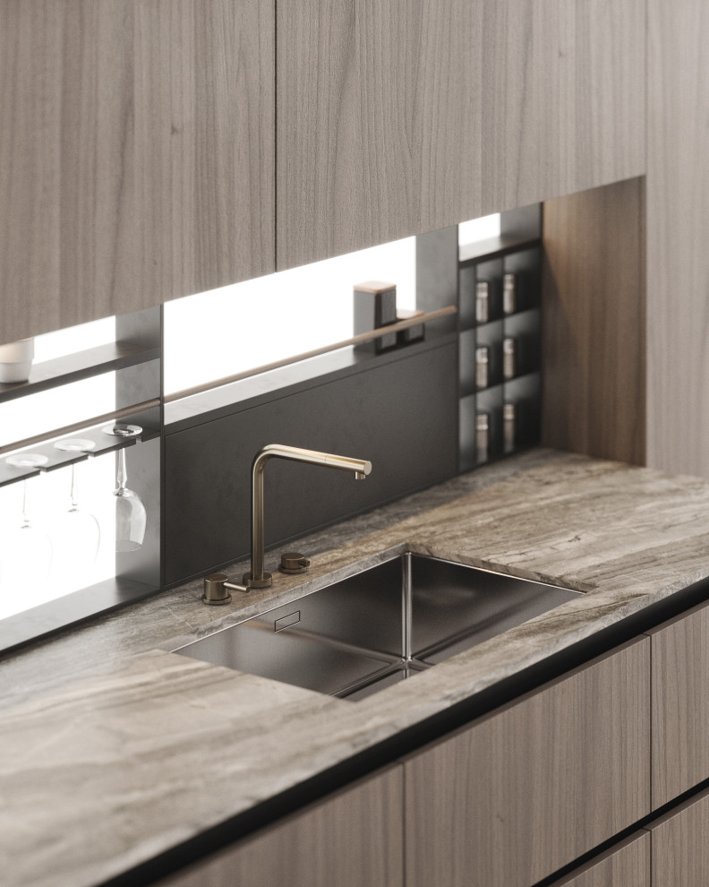 Modern megalopolis apartment