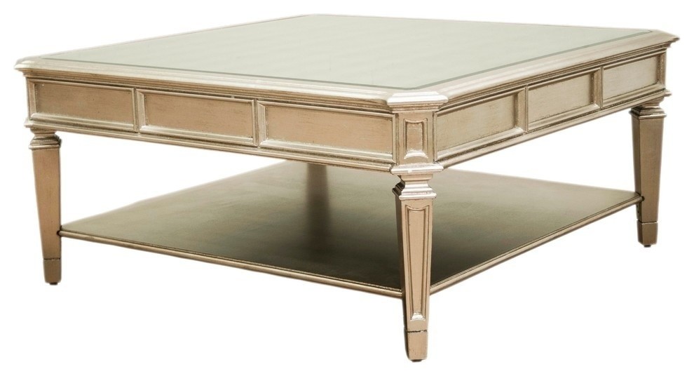 Coffee Table With Glass Top And Shelf Traditional Tables By Furniture Import Export Inc - Best Master Furniture Palais Coffee Table With Mirrored Top Coffee Table With Glass Top And Shelf Traditional Tables By Furniture Import Export Inc - Best Master Furniture Palais Coffee Table With Mirrored Top