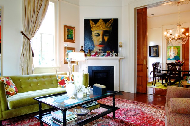 my houzz: eye candy colors fill an 1800s new orleans victorian