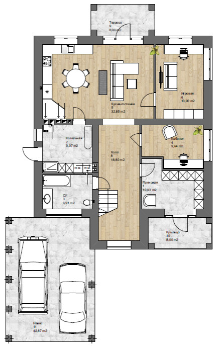 Дом в классическом стиле