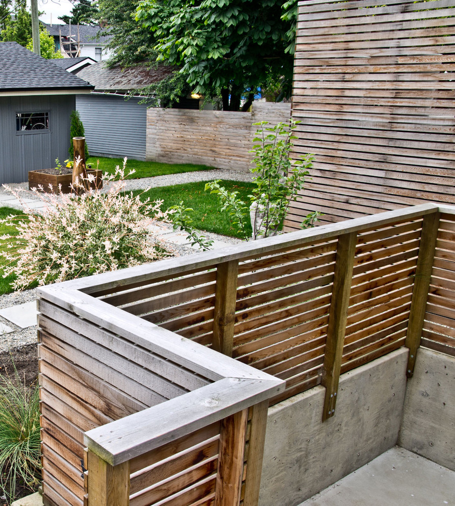 Design ideas for a modern garden in Vancouver.