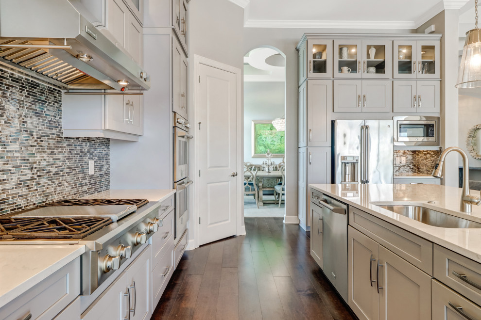 Inspiration for a transitional kitchen remodel in Denver