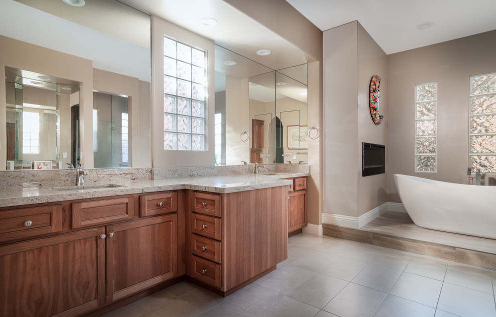Red Rock Country Club - Transitional - Bathroom - Las Vegas - by Aaron ...
