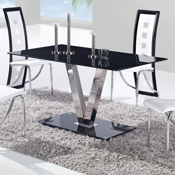 Dining Table With Stainless Steel Legs Room Design Ideas Dining Table With Stainless Steel Legs