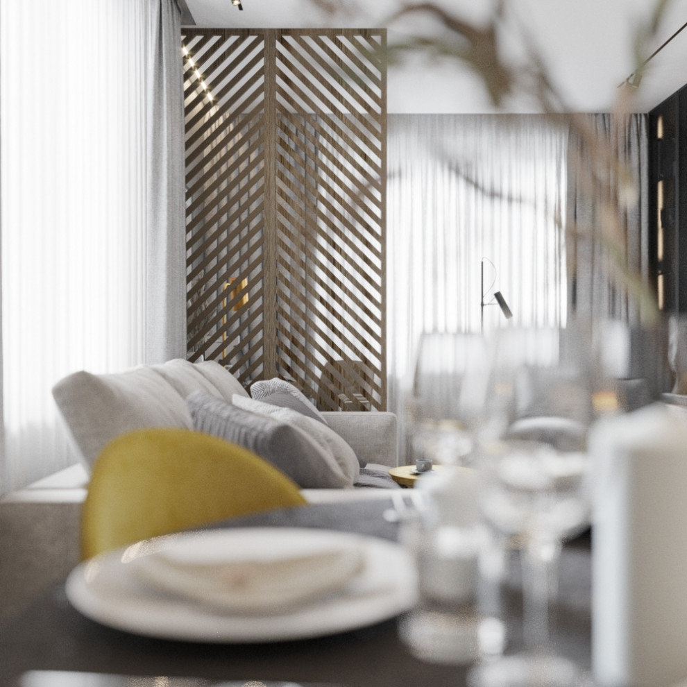 Кухня-гостиная 25 кв.м