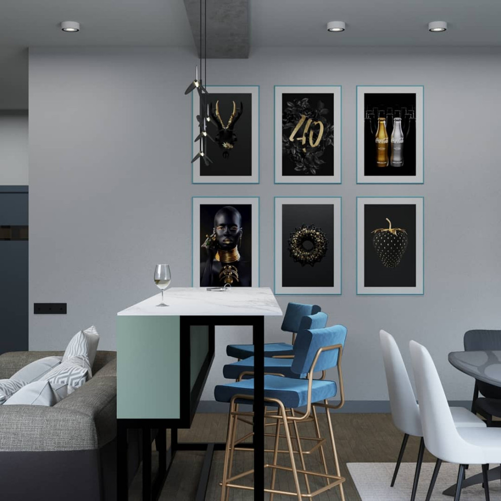 кухня гостиная