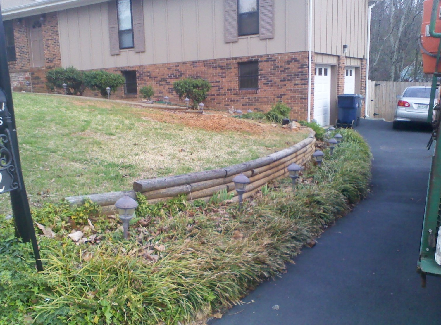 Belgard Celtic Wall block and front yard makeover