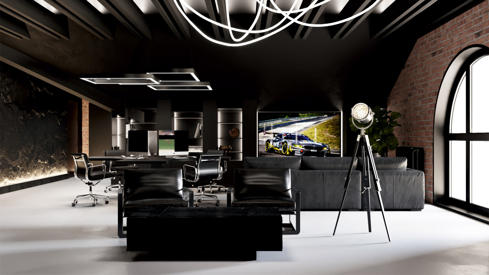 Мансарда в стиле Лофт