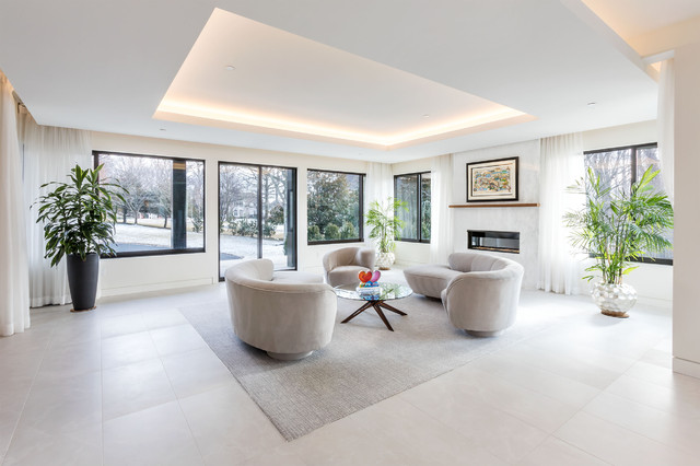 Modern Interior trendy-dagligstue