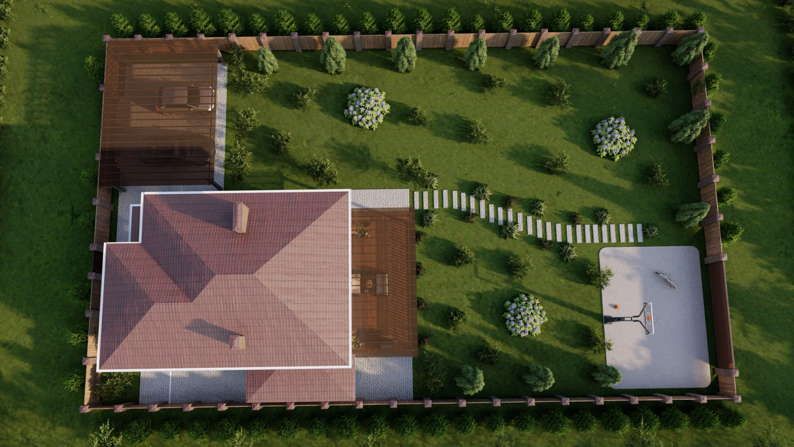 Двухэтажный дом 220 квм