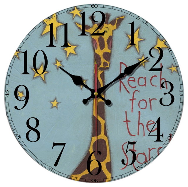 Cartoon Wall Clock Digital Wall Clock Kitchen Suitable For Living