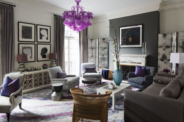 Gold Coast Condo eclectique-salon
