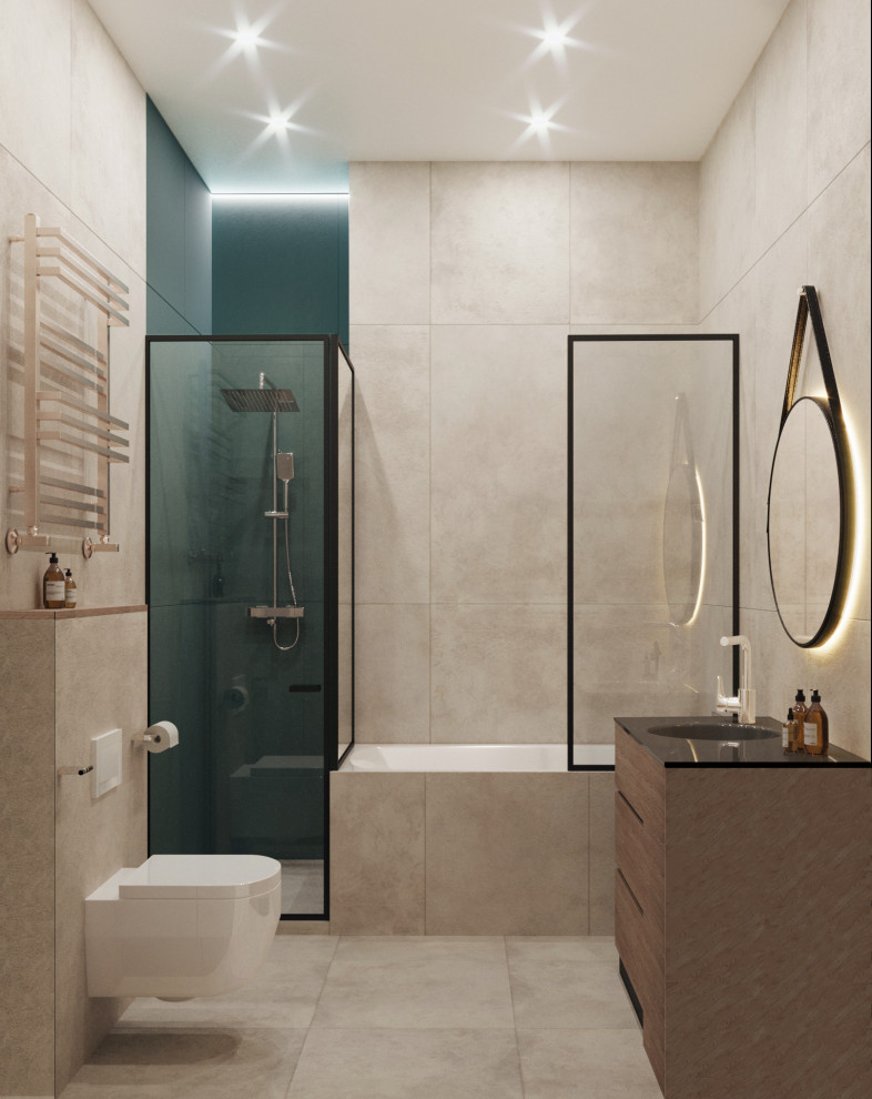 Светлая квартира с яркими контрастами