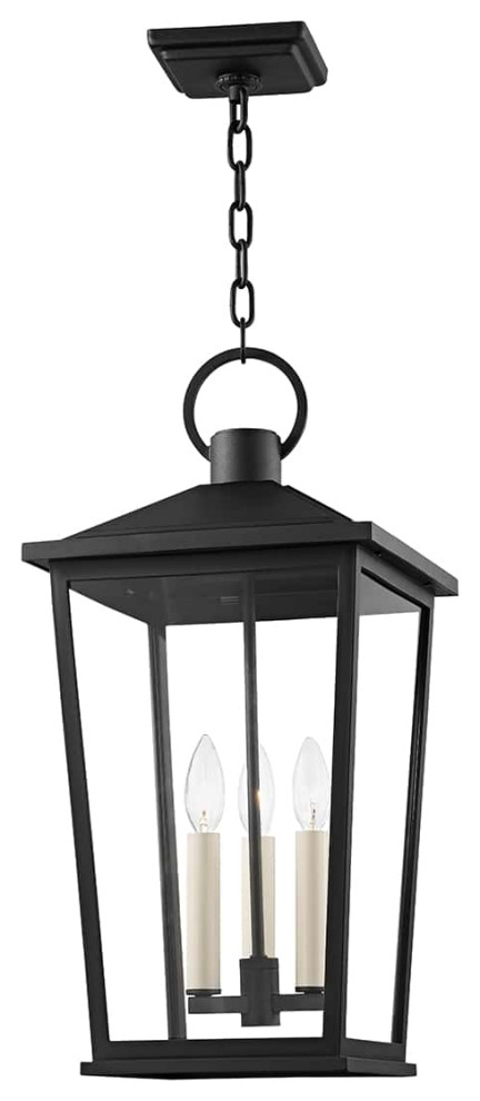Soren 3 Light Large Exterior Lantern - Transitional - Outdoor Hanging ...