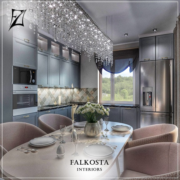 Дизайн интерьера коттеджа в неоклассике