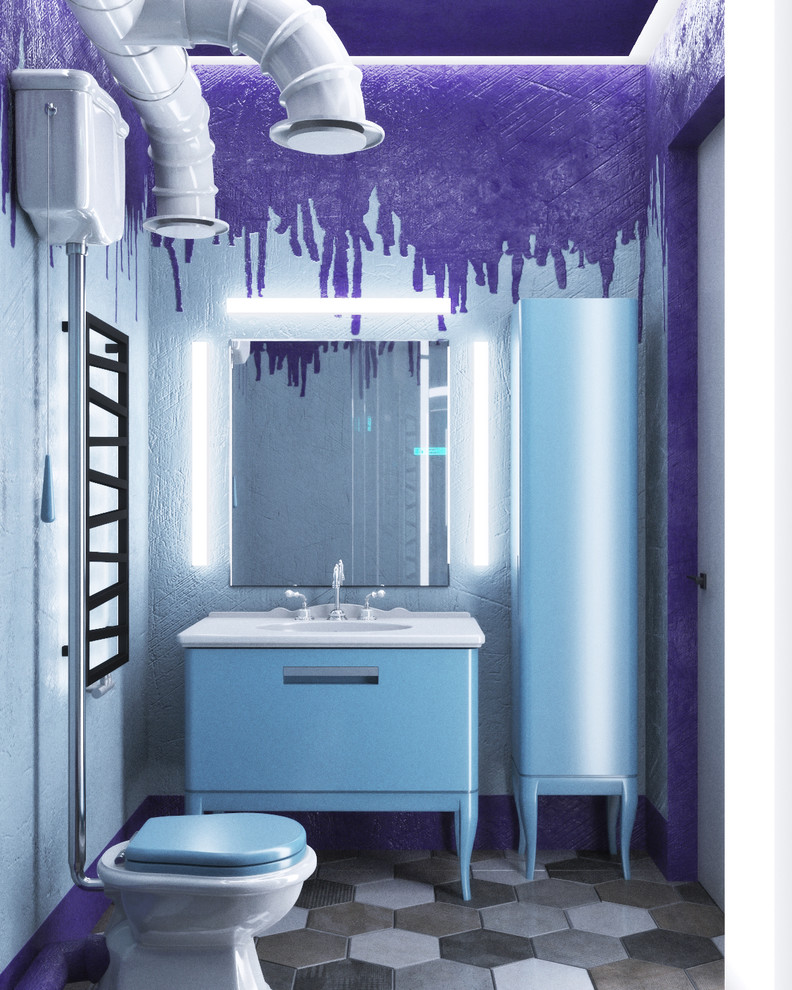 1-й этаж. Санузел. Вид на умывальник