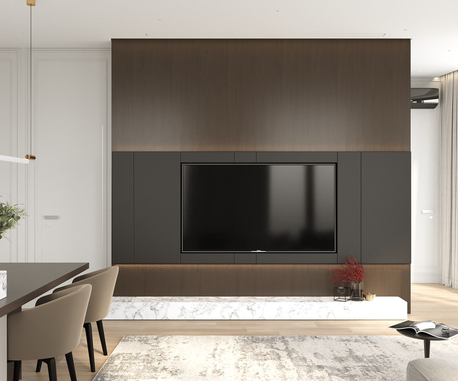 Дизайн проект квартиры в River Park