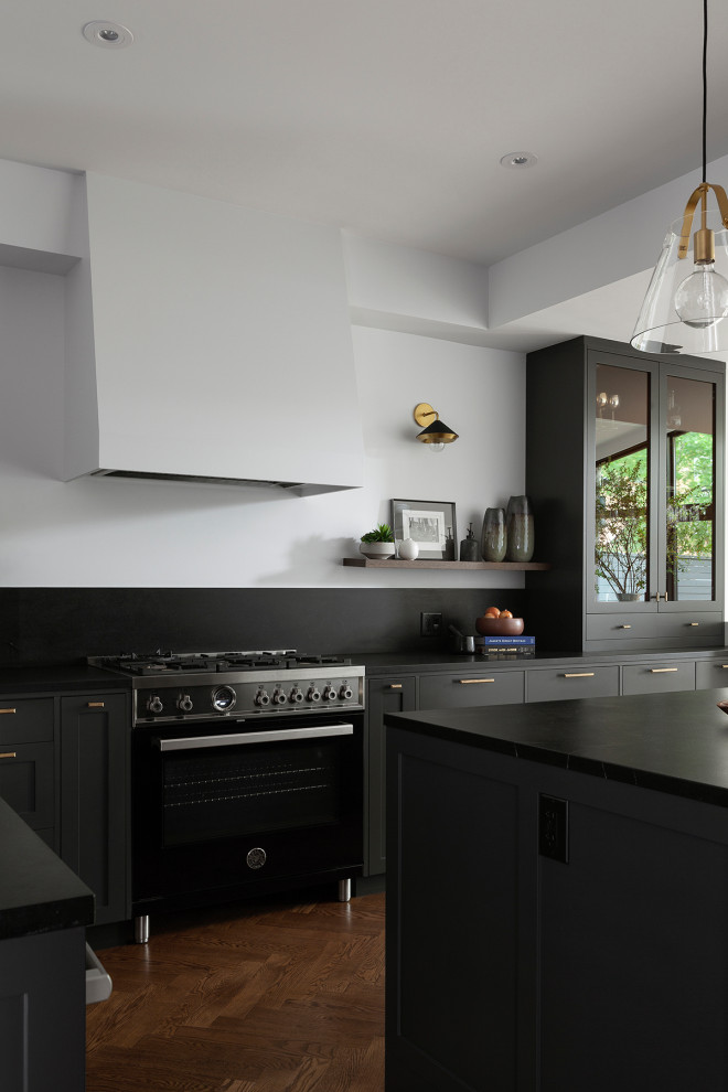 Kitchen - modern kitchen idea in Toronto