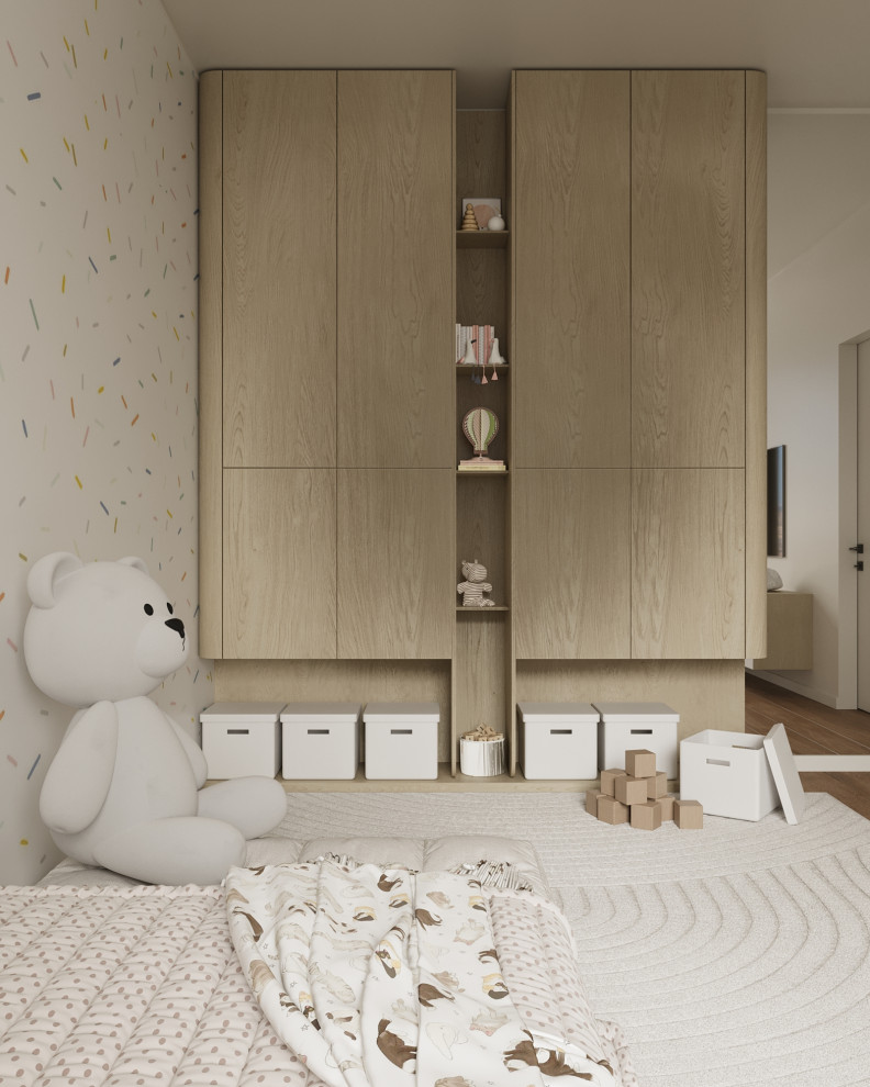 Детская комната для девочки 15,5 кв.м