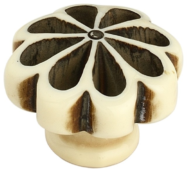 Crafted 1 1 3 34mm Cream Cabinet Knob Traditional Cabinet