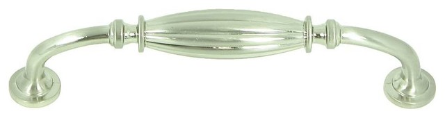 Stone Mill Hardware -Vienna French Country Satin Nickel Cabinet Handle