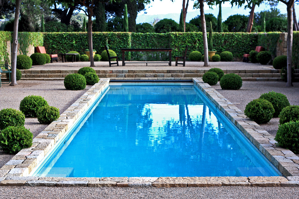 Design ideas for a mediterranean pool in Santa Barbara.