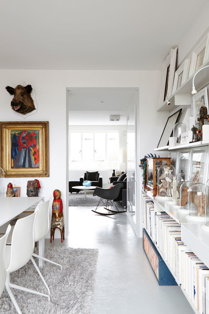Collector's Apartment modern-dining-room
