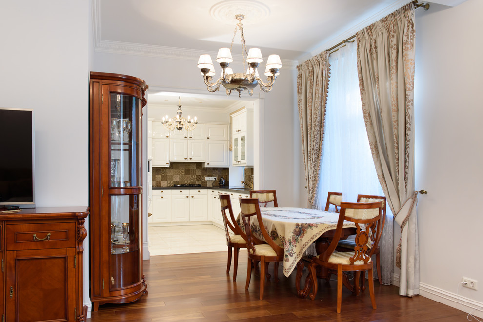 Воплощение мечты о хрустале.Кухня-гостиная.