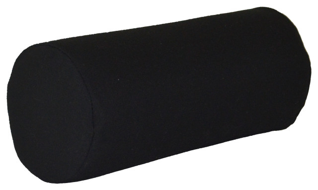 Bolster Pillows, Black, 7" X 18"