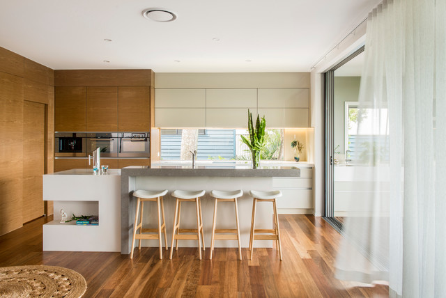 Modern Queenslander contemporary-kitchen