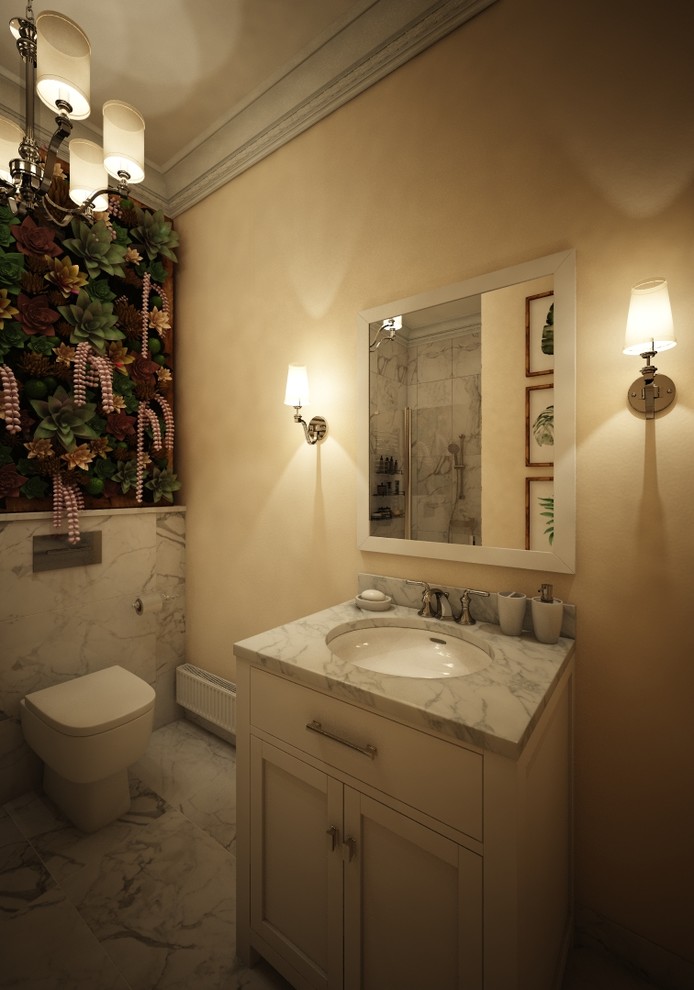 Светлый дом в неоклассическом стиле