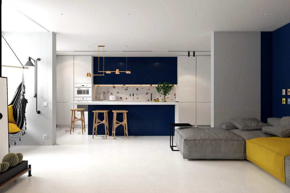 Белый.Синий.