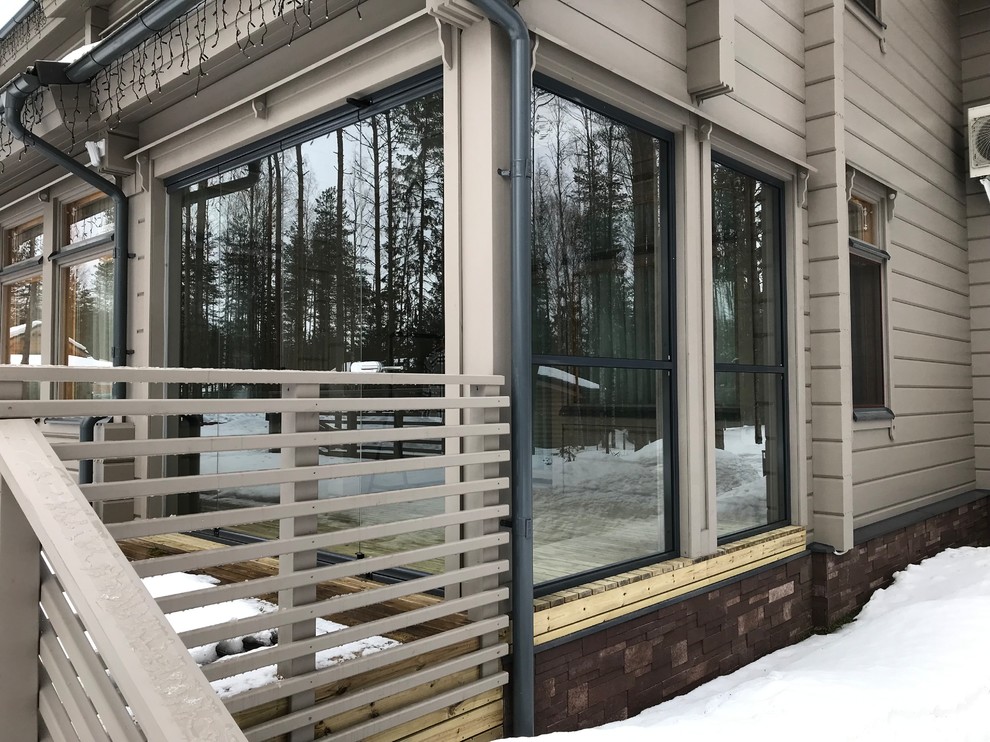 Финское остекление дома HONKA