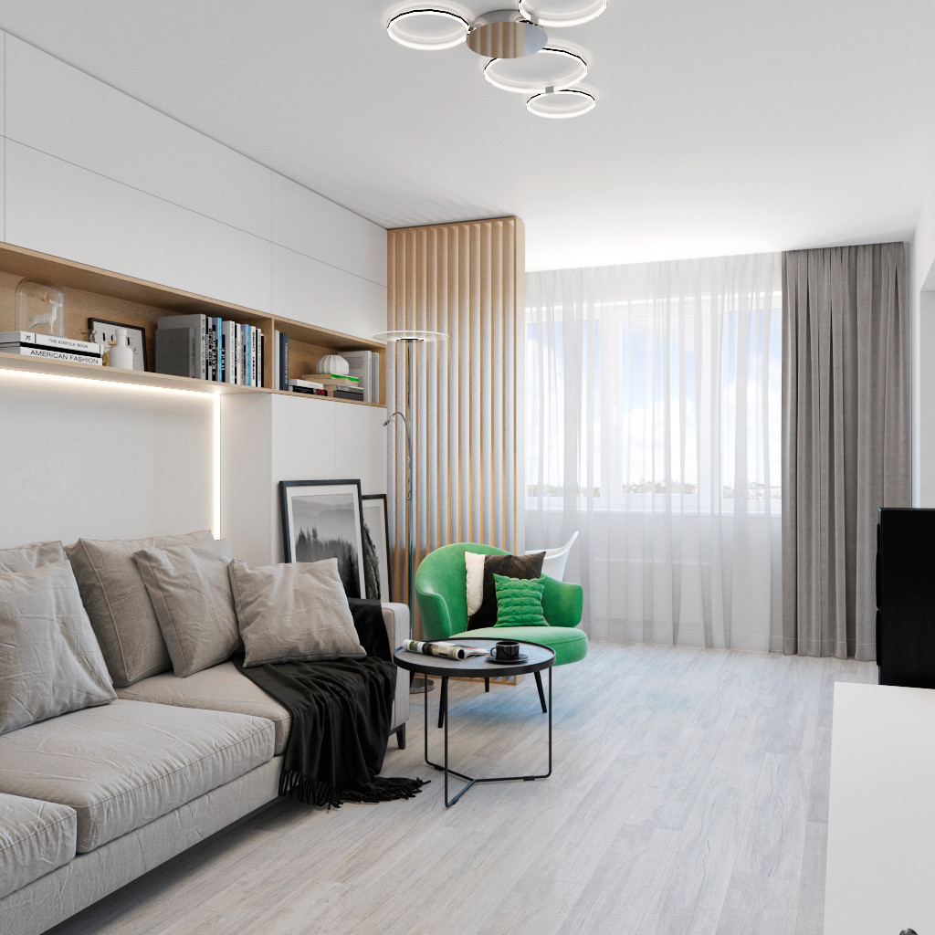 Проект кухни - гостиной